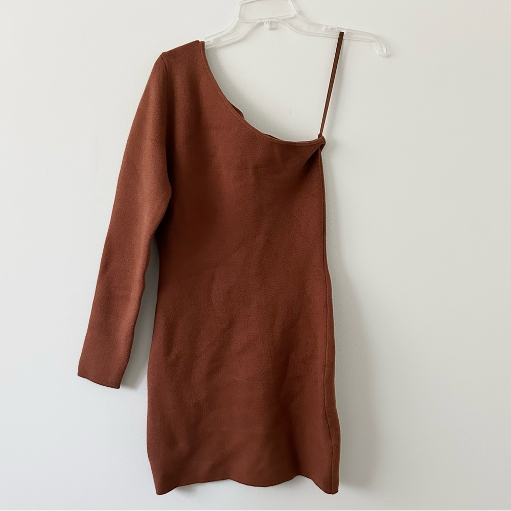 Abercrombie & Fitch One Sleeve Sweater Dress